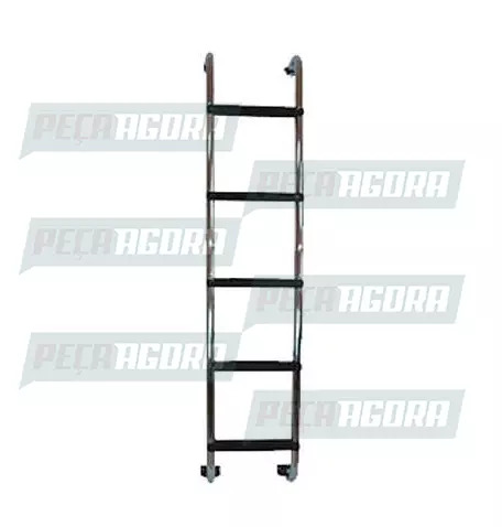 ESCADA TRASEIRA CROMADA VOLVO NH/FH12 NICOLINI (423180)