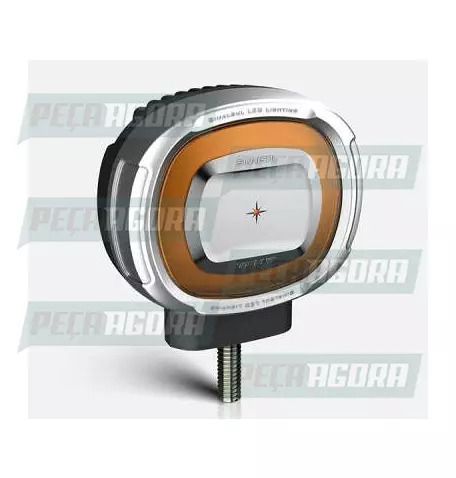 LANTERNA FOGUINHO LED AMARELA ANEL DE LUZ 2210 (453157)