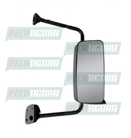 ESPELHO RETROVISOR MB  AXOR ATEGO 2007 A 2012 DIREITO C BRACO E DESEMBACADOR SEM