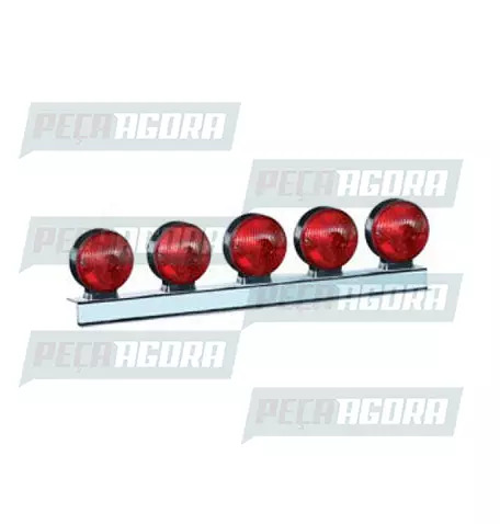 LANTERNA TRASEIRA 05 LENTES JEEP COM SUPORTE - VM 1175 SINALSUL (421469)