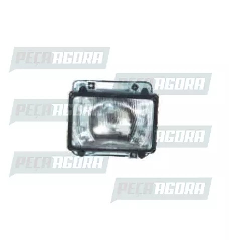 FAROL MERCEDES BENZ 1114 CARA PRETA DIREITO ARO PRETO COM VIGIA (455127)