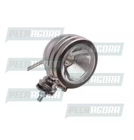 FAROL MILHA LONGO ALCANCE REDONDO MAX BULLET LIGHT 114MM CROMADO (456165)