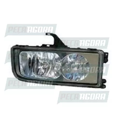 FAROL MERCEDES BENZ AXOR PRINCIPAL DIREITO SEM LAMPADA FORTLUZ (452889)