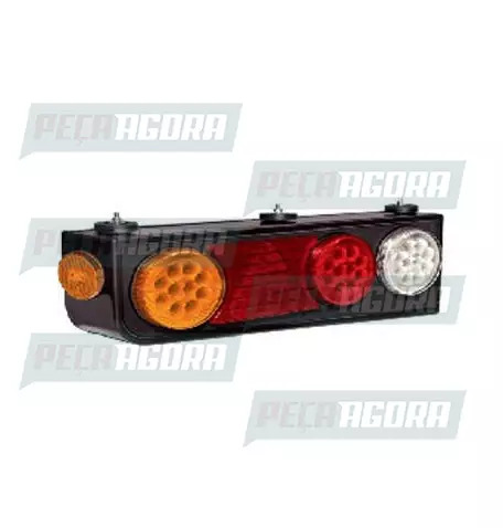 LANTERNA TRASEIRA KIT RANDON 30 LED COM TRIANGULO ESQUERDO  PRADOLUX PL2076 (441