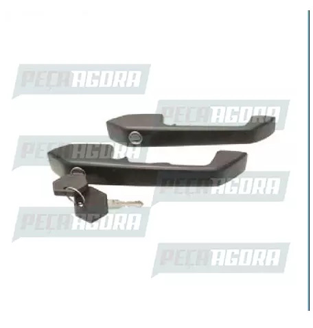 PAR MACANETA EXTERNA PARA SCANIA T/R 81 A 04 PORTA COM CHAVE (PAR) UNIVEL (29620