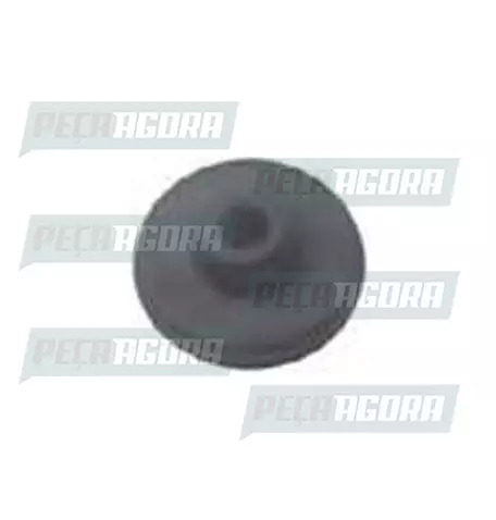 PRESILHA EMBLEMA BORRACHA NUMERAL/CAFE DISQUINHO (CENTO) (423111)