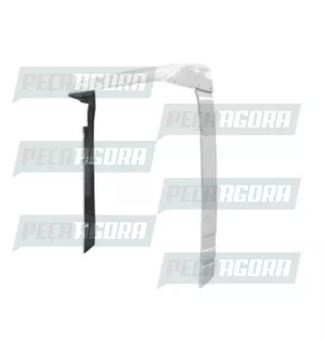 AEROFOLIO MERCEDES BENZ ACTROS MEGASPACE FIXO COMPLETO COM RECORTE DO FILTRO (45