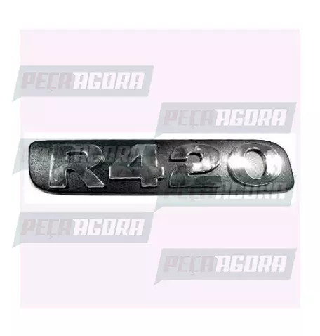 EMBLEMA PLASTICO GRADE CROMADO PARA SCANIA SERIE 5 ''R440'' (448150)