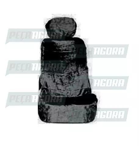CAPA PELUCIA CHINIL BANCO S/LOGO MB SPRINTER SO MOTORISTA PRETA (457549)