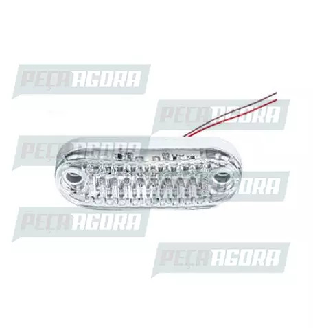 LANTERNA PLACA UNIVERSAL COM FIOS BIVOLT - LED CRISTAL SINALSUL 2106 (444098)