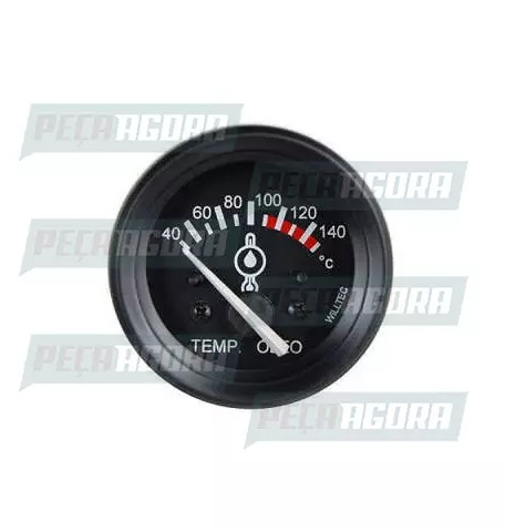 RELOGIO FORD TERMOMETRO ELETRICO OLEO 40-140 GRAUS 12V 52MM PT (443654)