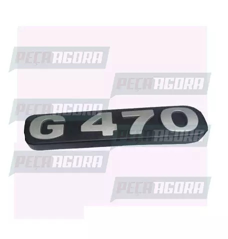 EMBLEMA PLASTICO GRADE CINZA PARA SCANIA SERIE 4 ''G470'' (452291)