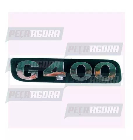 EMBLEMA PLASTICO GRADE CROMADO PARA SCANIA SERIE 5 ''G400'' (448140)