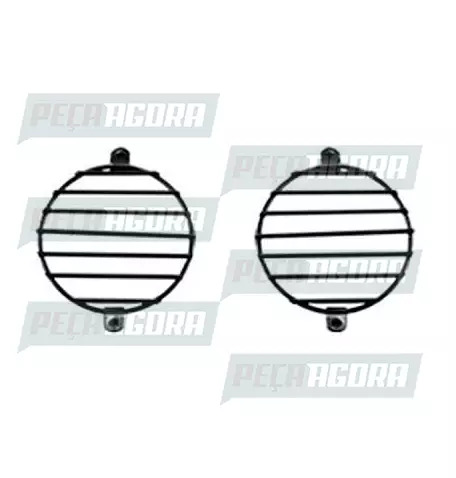 PAR GRADE PROTETORA MILHA PRETA PARA IVECO DAILY ... 2007/ACTROS 2016/2019 (4210