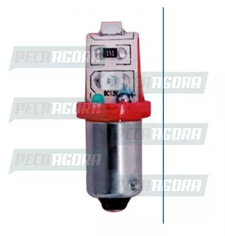LAMPADA IMPORTADA LED 69 12V 03 LEDS VERMELHA (439906)