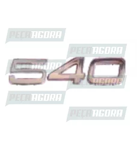 EMBLEMA ACRILICO FRONTAL ORIGINAL VOLVO''540'' (449814)