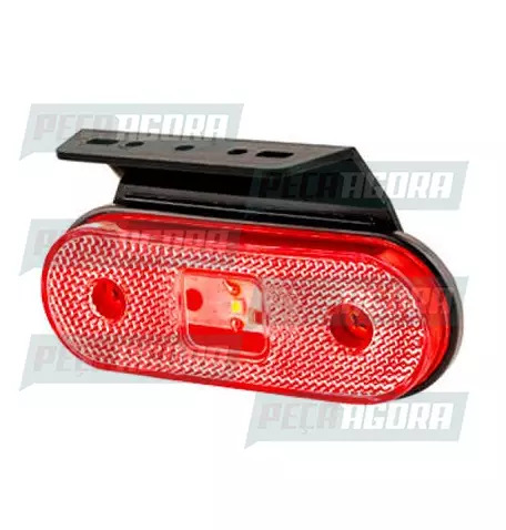 LANTERNA LATERAL FACCHINI OVAL COM LED COM SUPORTE BIVOLT - VM.IVA (448677)