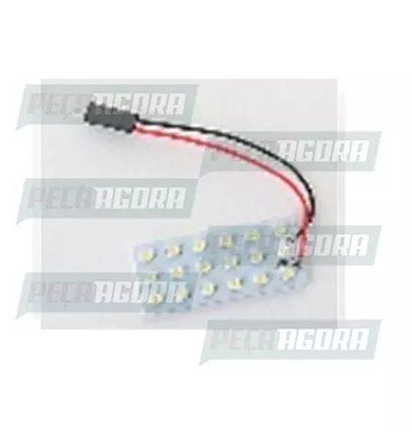 LAMPADA LED PCB 12V 18 LEDS 3528 COM 2 CONECTORES (458463)
