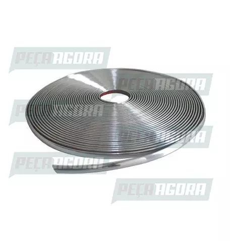 FRISO COLANTE LISO 06MM (ROLO COM  15 MTS.) CROMADO (454990)