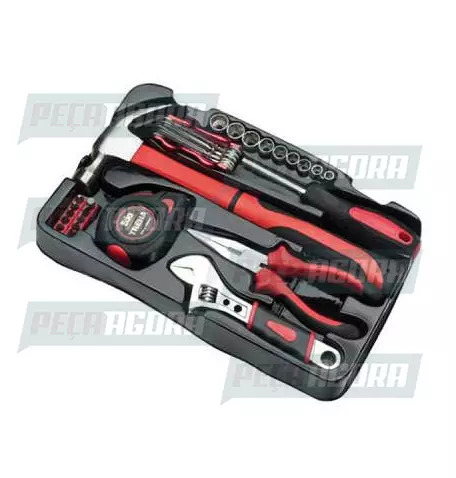 FERRAMENTAS DIVERSAS JOGO 31 PECAS COM ESTOJO (440266)
