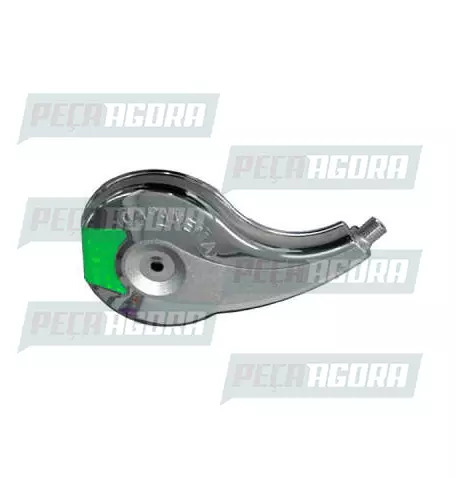 CALOTINHA CROMADA PLASTICA TOP LINE VERDE DIREITO CAPANEMA RODOAR (422119)