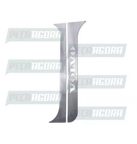 ACABAMENTO COLUNA PORTA INOX VOLVO FH ...2014 JETTA (449925)