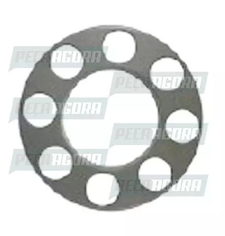 CALOTA DIANTEIRA 20 PLASTICA 08 FUROS MERCEDES BENZ/VOLKSWAGEN/CARGO PRATA (2TK6