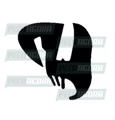 BORRACHA VIDRO LATERAL MERCEDES BENZ 1625/1941 BICUDO CABINE LONGA AUTOTRAVI (44