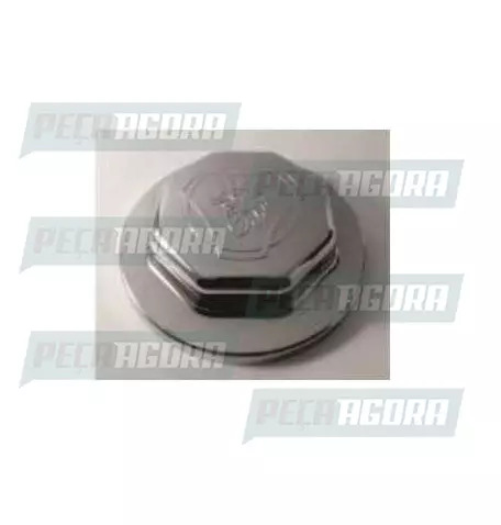 SOBRE TAMPA DO CUBO DIANTEIRO PARA SCANIA SERIE 5 CROMADA COM ROSCA (456788)