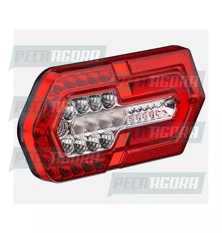 LANTERNA TRASEIRA UNIVERSAL LEDS TURN FIXACAO TRASEIRA ESQ/DIREITO  24V SINALSUL