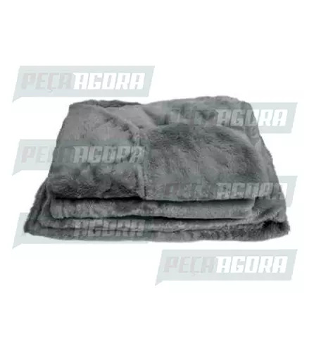 CAPA PELUCIA CHINIL BANCO C/LOGO VOLVO FH SO CARONA ATE 2009 GAUCHA CINZA (44708