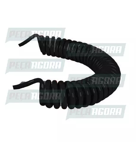 MANGUEIRA AR ESPIRAL 3,50 MT.NYLON PU SEM BICO LIMPEZA CABINE - PT PREMIUM (4587