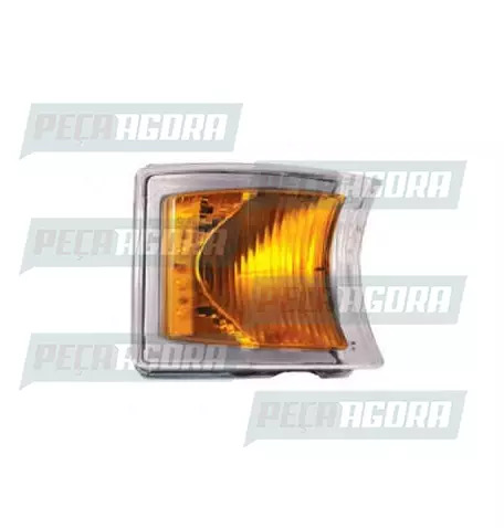 LANTERNA LATERAL PARA SCANIA R440 DIANTEIRA COM LED COM SOQUETE ACRILICA PRADOLU