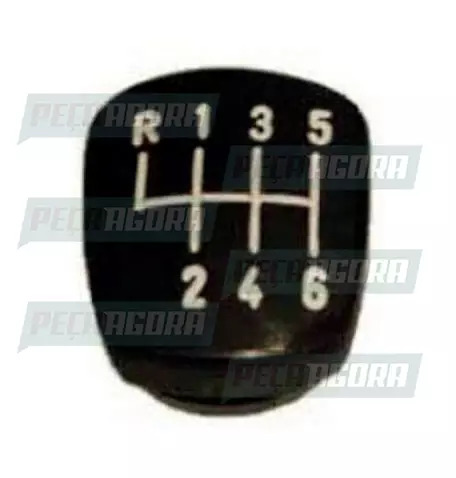 TAMPINHA BOLA CAMBIO PUNHO 06 MARCHAS MB PRETO RE ESQUERDO FRENTE (450566)