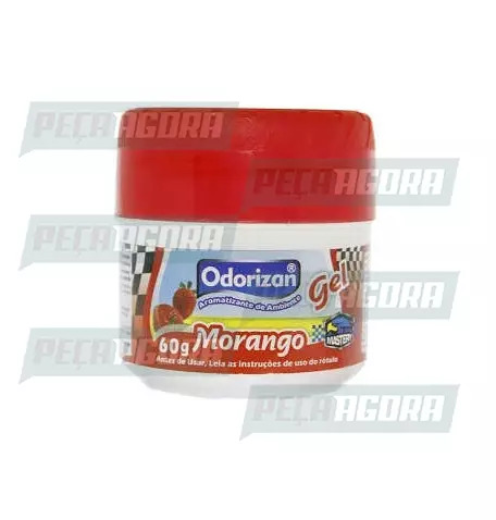 AROMATIZANTE GEL MORANGO 60ML ODORIZAN (453694)