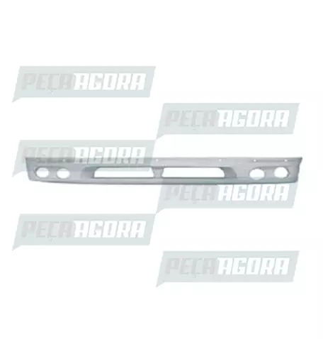 SPOILER MERCEDES BENZ ATEGO COM SUPORTE 04 FAROIS REDONDOS ABERTO FIBRA GEL 09/1