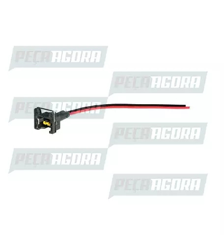 CHICOTE LANTERNA COM CONECTOR 2 VIAS P/ PL0448/PL0518 E PL0896 PRADOLUX PL9996 (