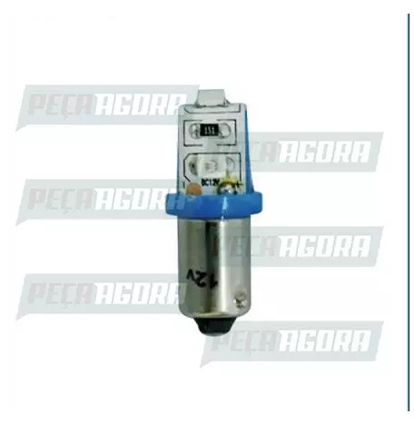 LAMPADA IMPORTADA LED 69 12V 03 LEDS AZUL (439904)