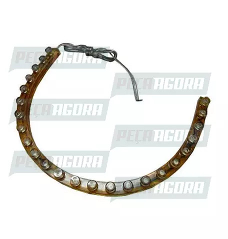 LAMPADA IMPORTADA LED FITA 24V 24 LEDS AZUL (24 CMS) (446123)