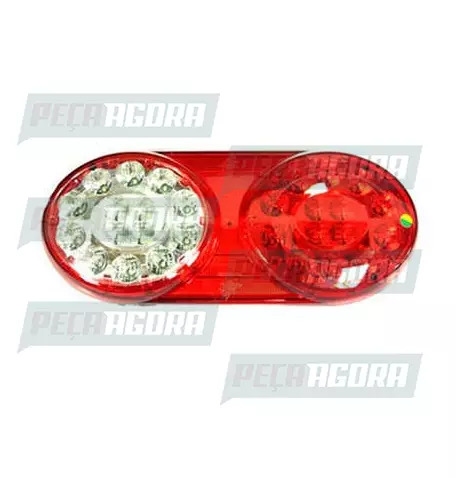 LANTERNA TRASEIRA CARRETA RANDON 2015 COM 28 LEDS 24V DIREITO PRADOLUX PL0892 (4