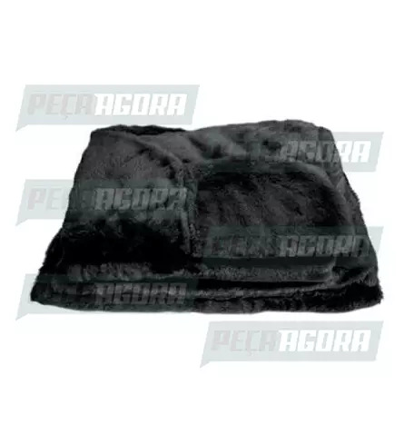 CAPA PELUCIA CHINIL SOFA INDIV.C/LOGO VW CONSTEL.CARONA GAUCHA PRETA (446519)