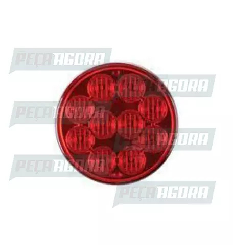 LANTERNA TRASEIRA LIBRELATO COM 10 LEDS FREIO 24V VM BRASLUX (443031)