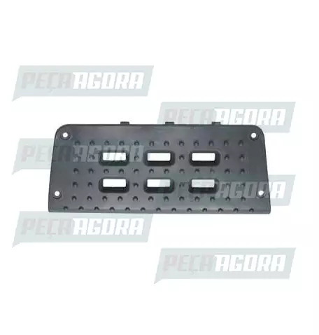 REVESTIMENTO ESTRIBO CENTRAL 03 DEGRAUS VOLKSWAGEN 19.370 CINZA ESQUERDO PRIMER 