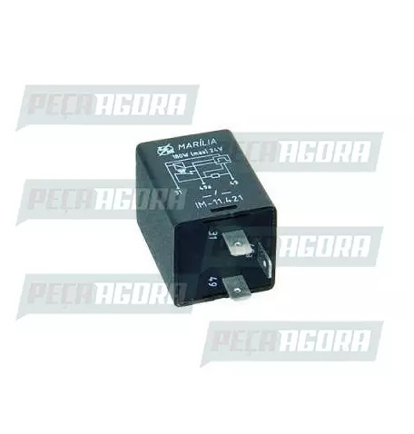 RELE PISCA FIAT LINHA PESADA 3 TERMINAIS SEM SUPORTE  24V MARILIA (12244492H1/12