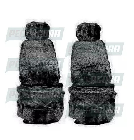 CAPA PELUCIA CHINIL BANCO S/LOGO SC114/124/HIGHLINE MOTORISTA/CARONA GAUCHA PRET