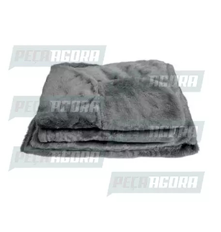 CAPA PELUCIA CHINIL BANCO S/LOGO FORD CARGO 2011... SO CARONA GAUCHA CINZA (4570