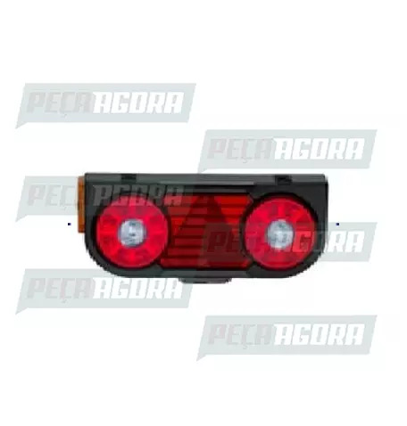 LANTERNA TRASEIRA KIT FACCHINI SEM LUZ PLACA FIXACAO SUPERIOR 24V ESQUERDO BRASL