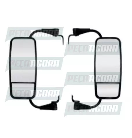 ESPELHO PARA SCANIA T/R 112/113 CONJUNTO COMPLETO COM BRACO SEM DESEMBACADOR SEM
