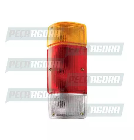 LANTERNA TRASEIRA PICK-UP CHEVROLET A/G/D-20 APOS 86 ESQUERDO TRICOLOR PRADOLUX 
