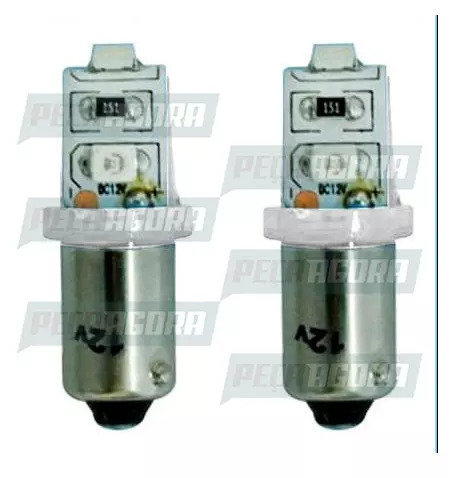 PAR LAMPADA IMPORTADA LED 69 12V 03 LEDS BRANCA (PAR) (439911)